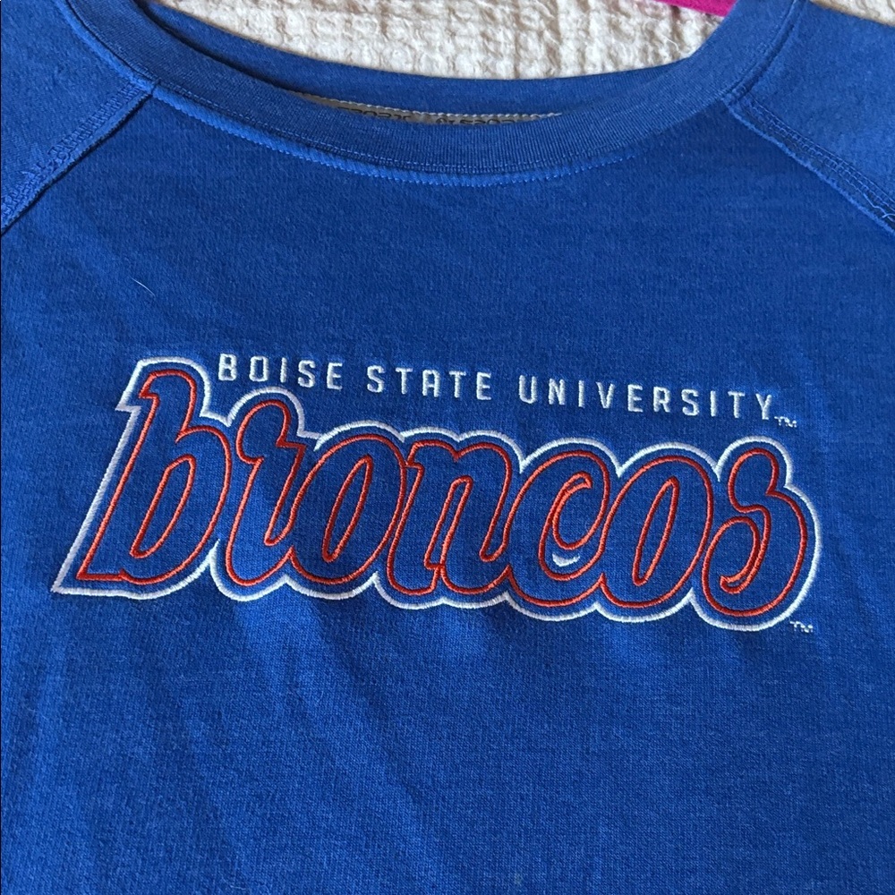 Boise State University Broncos Blue Sweatshirt
